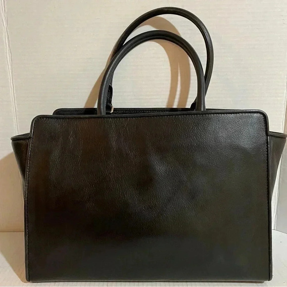 Kate spade black leather satchel handbag - Picture 3 of 11
